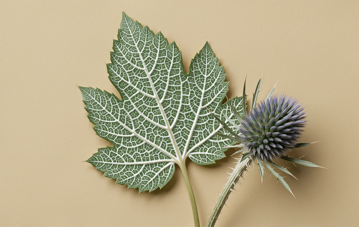 Silybum marianum Detail